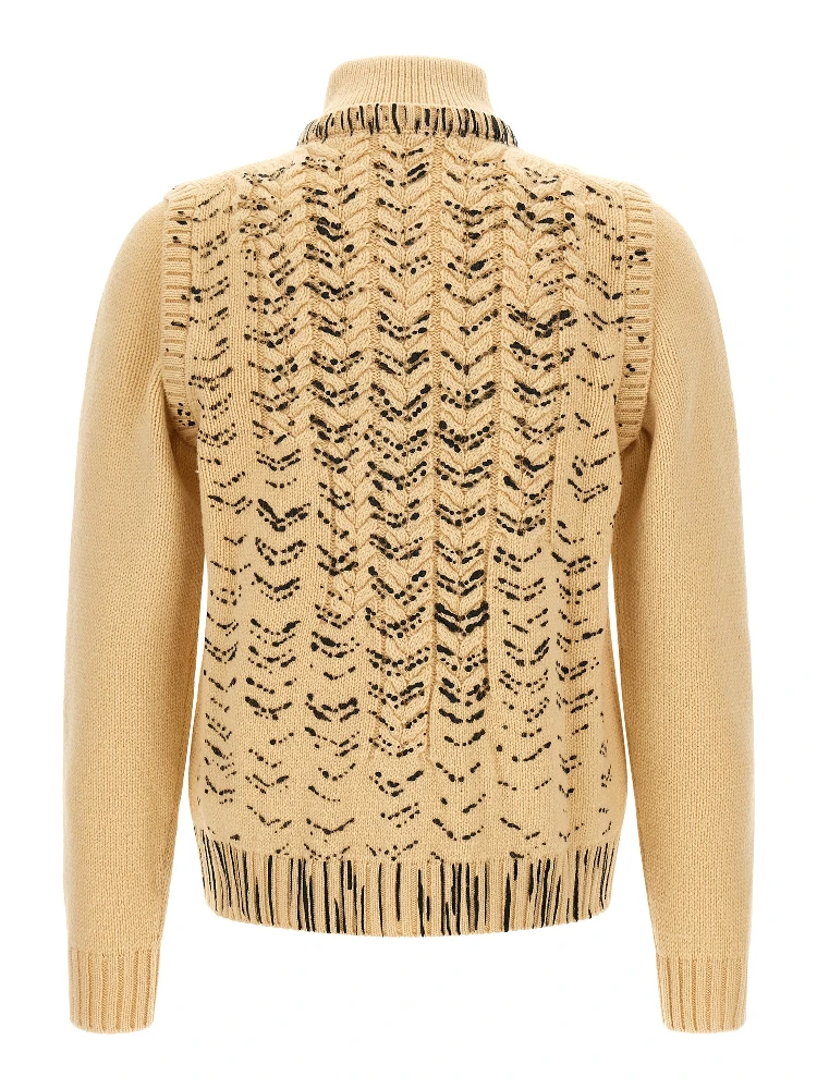 Beige Virgin Wool Cardigan alternative