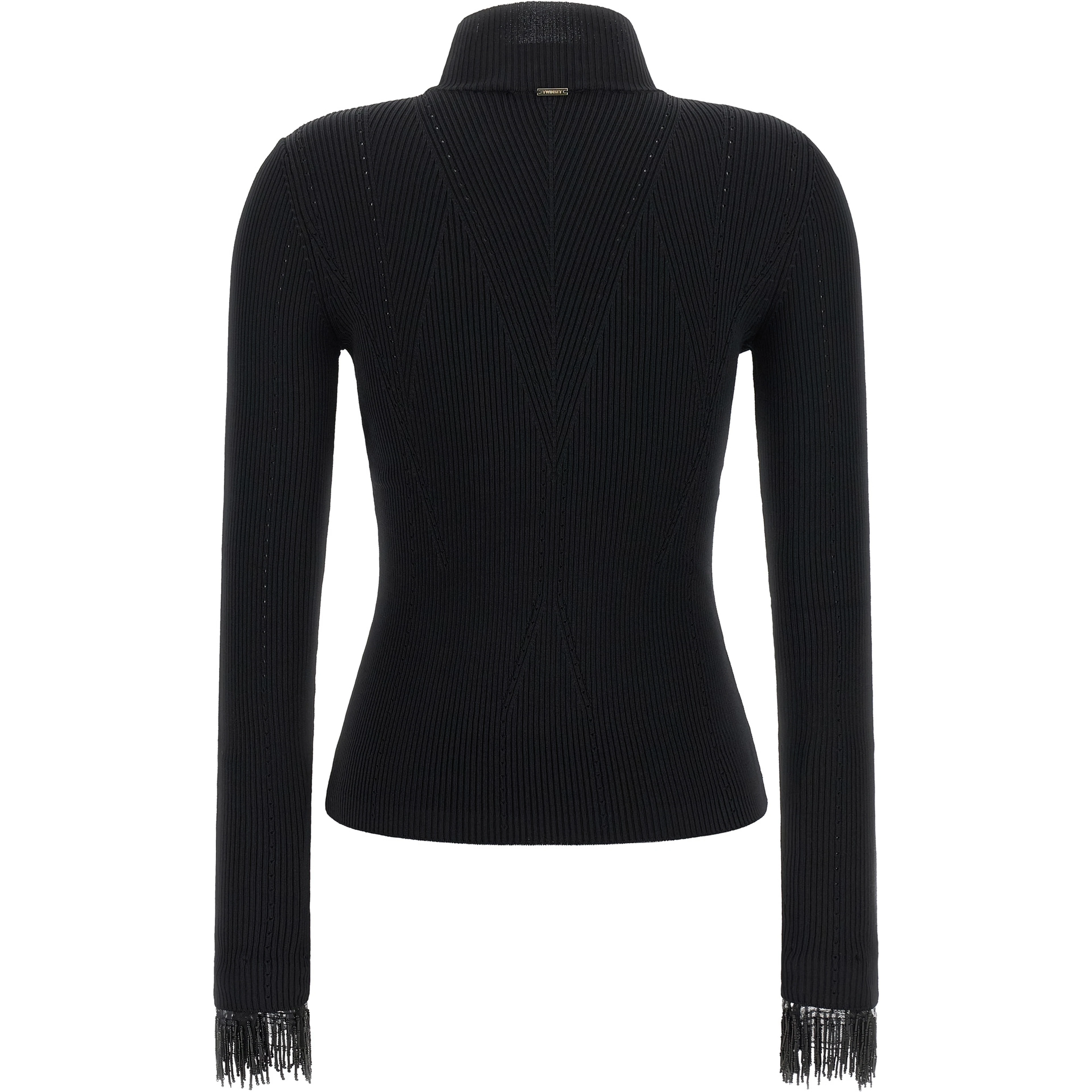 Black Viscose Cardigan