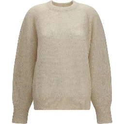 Beige Mohair Sweatshirt