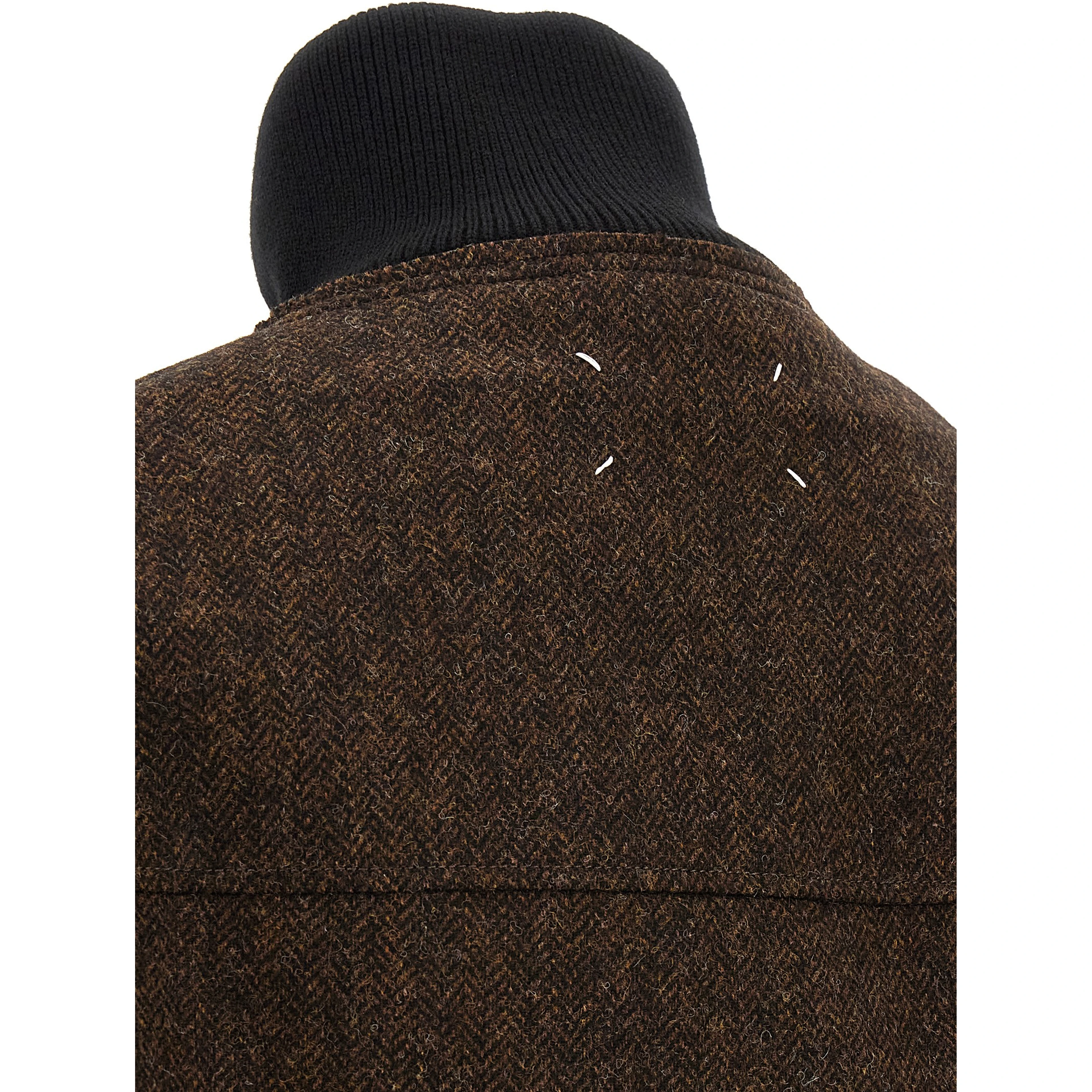 Brown Wool Bomber