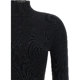 Black Viscose Cardigan
