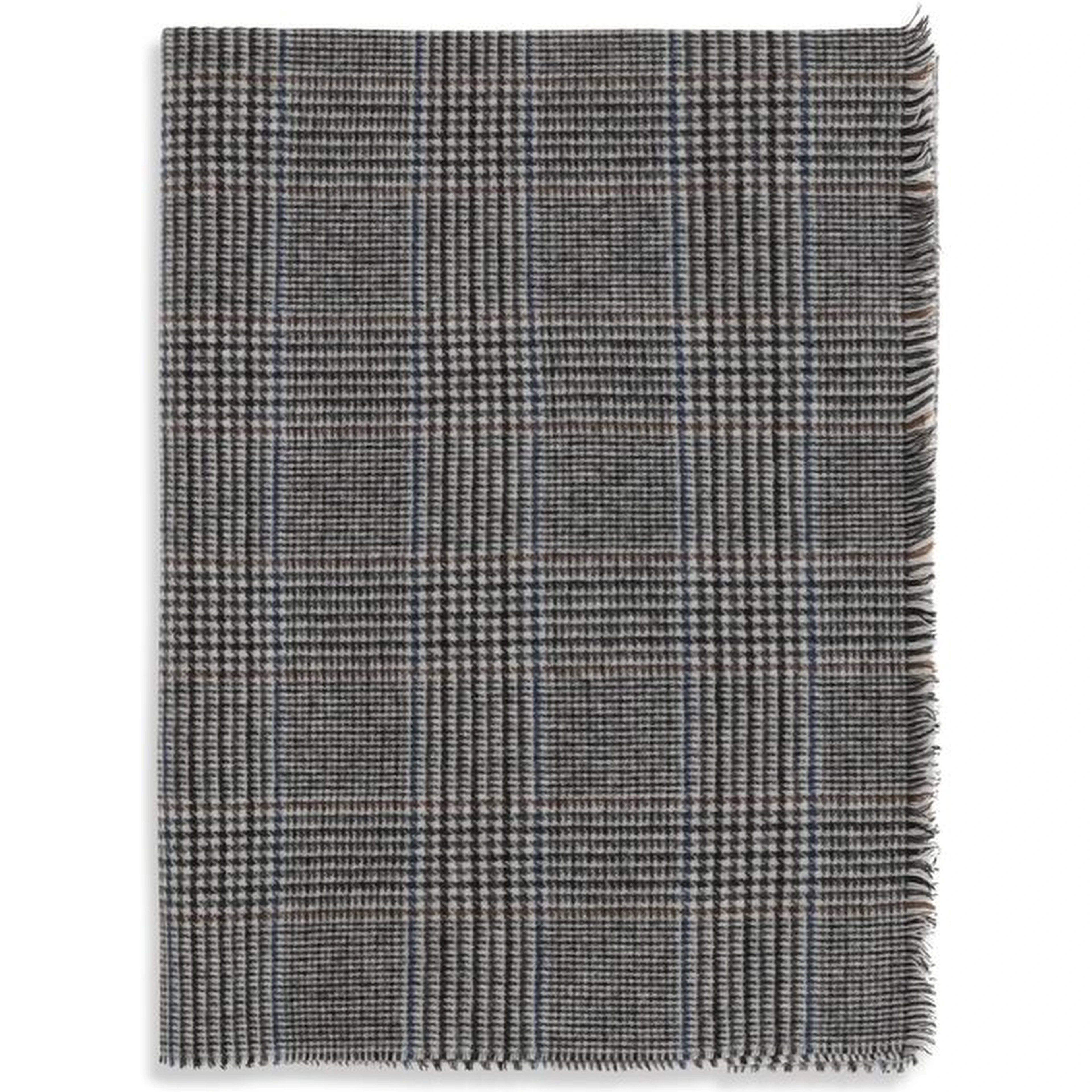 Gray Cashmere Foulard