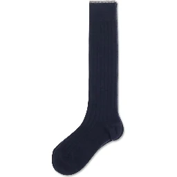 Blue Cashmere Socks