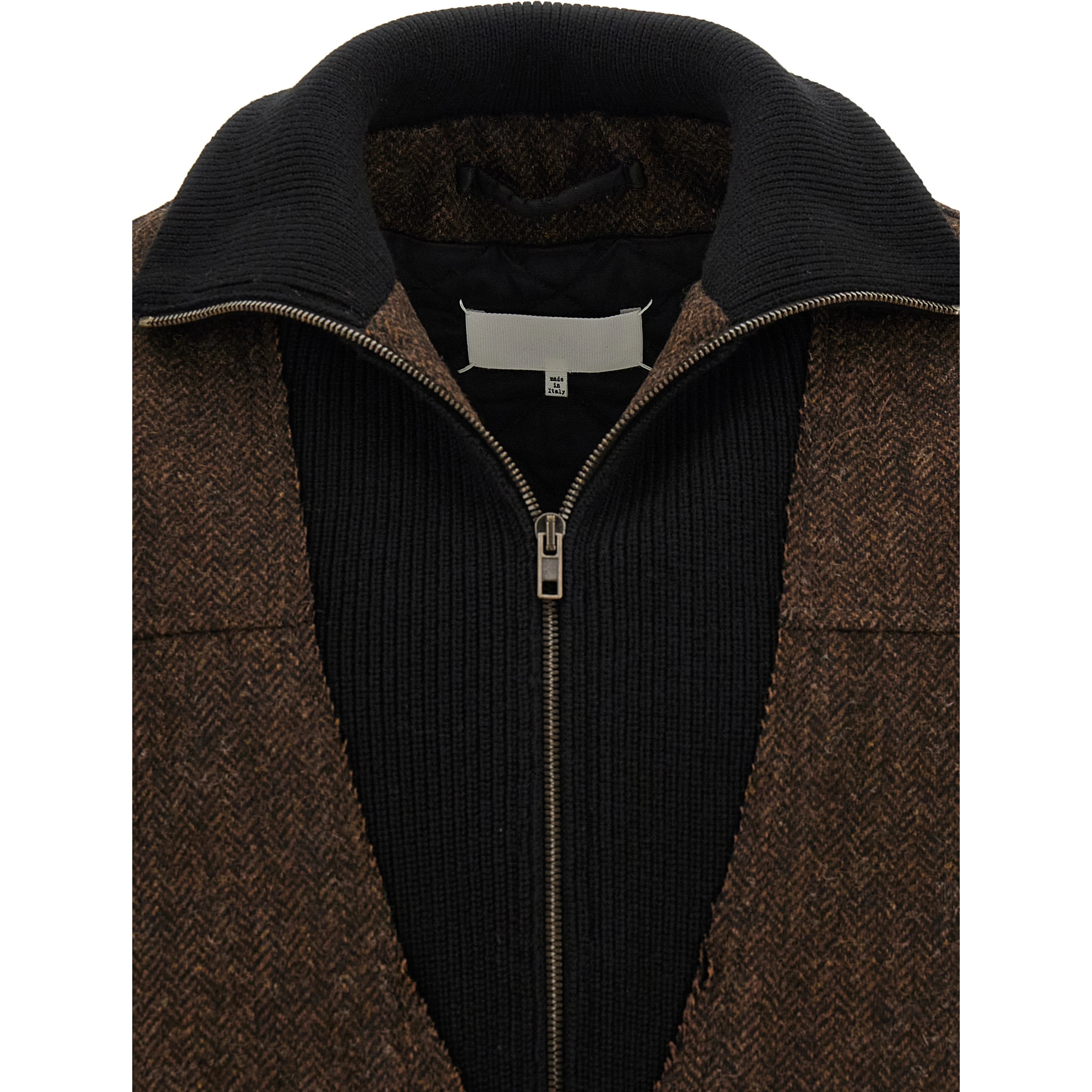 Brown Wool Bomber