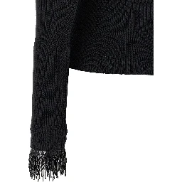 Black Viscose Cardigan