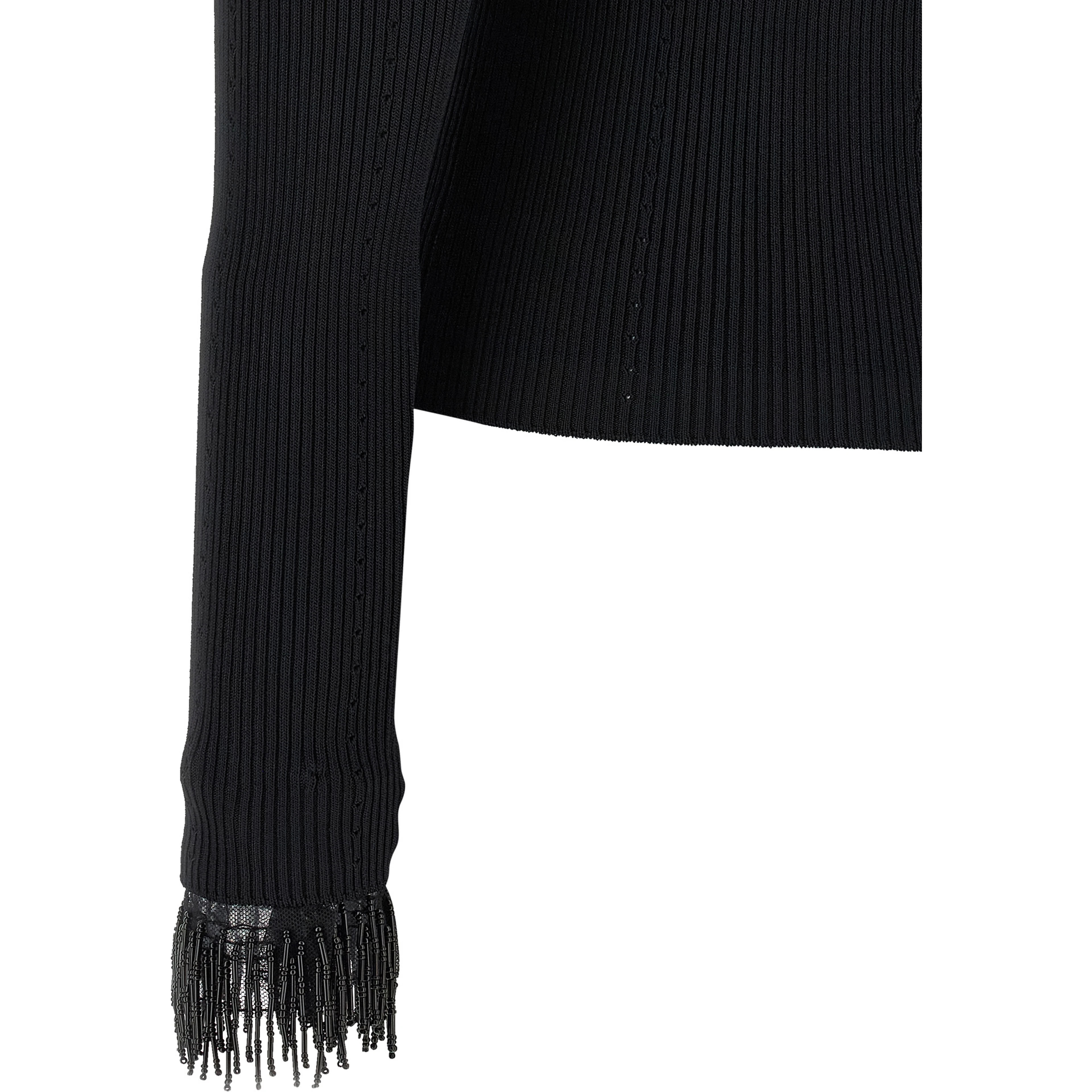 Black Viscose Cardigan