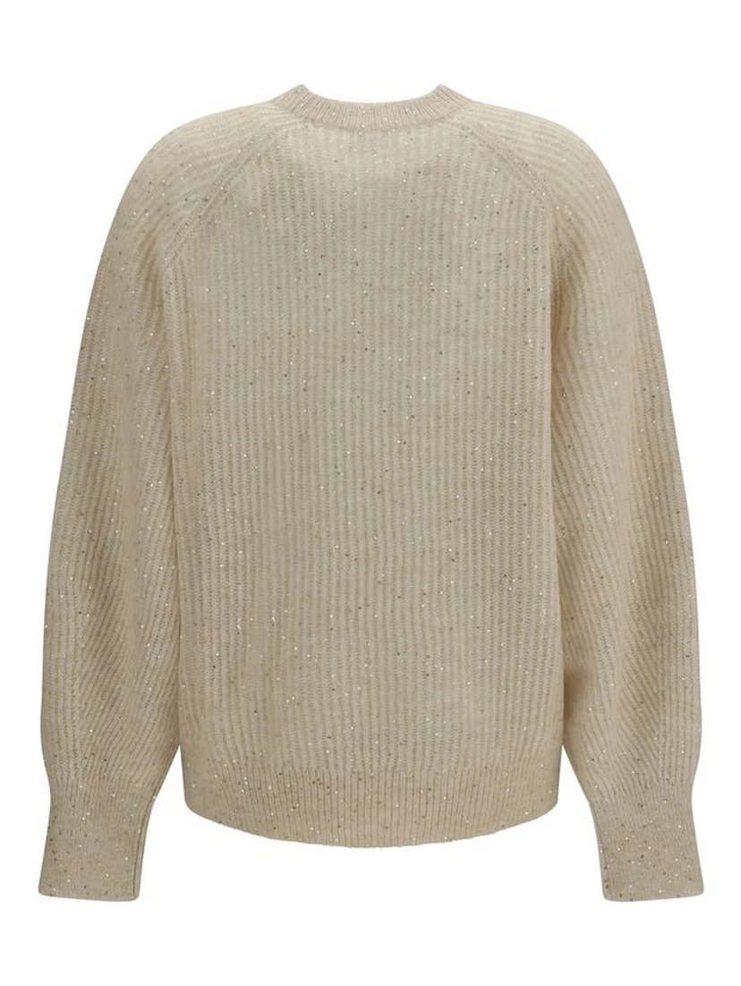 Beige Mohair Sweatshirt