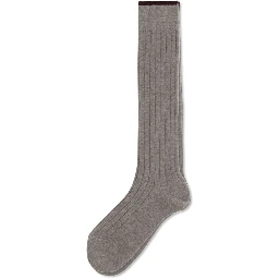 Gray Cashmere Socks