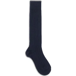 Blue Cashmere Socks