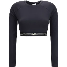 Black Recycled Polyester Sweatshirt
