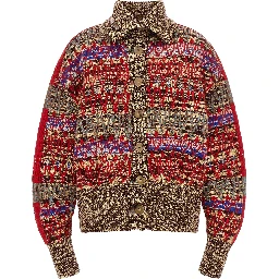 Multicolor Wool Cardigan