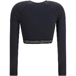 Black Recycled Polyester Sweatshirt