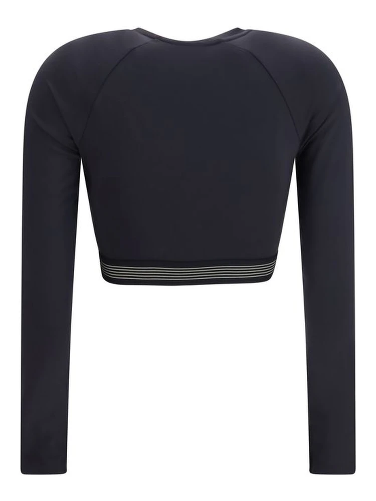 Black Recycled Polyester Sweatshirt alternative