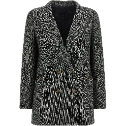 Gray Virgin Wool Blazer