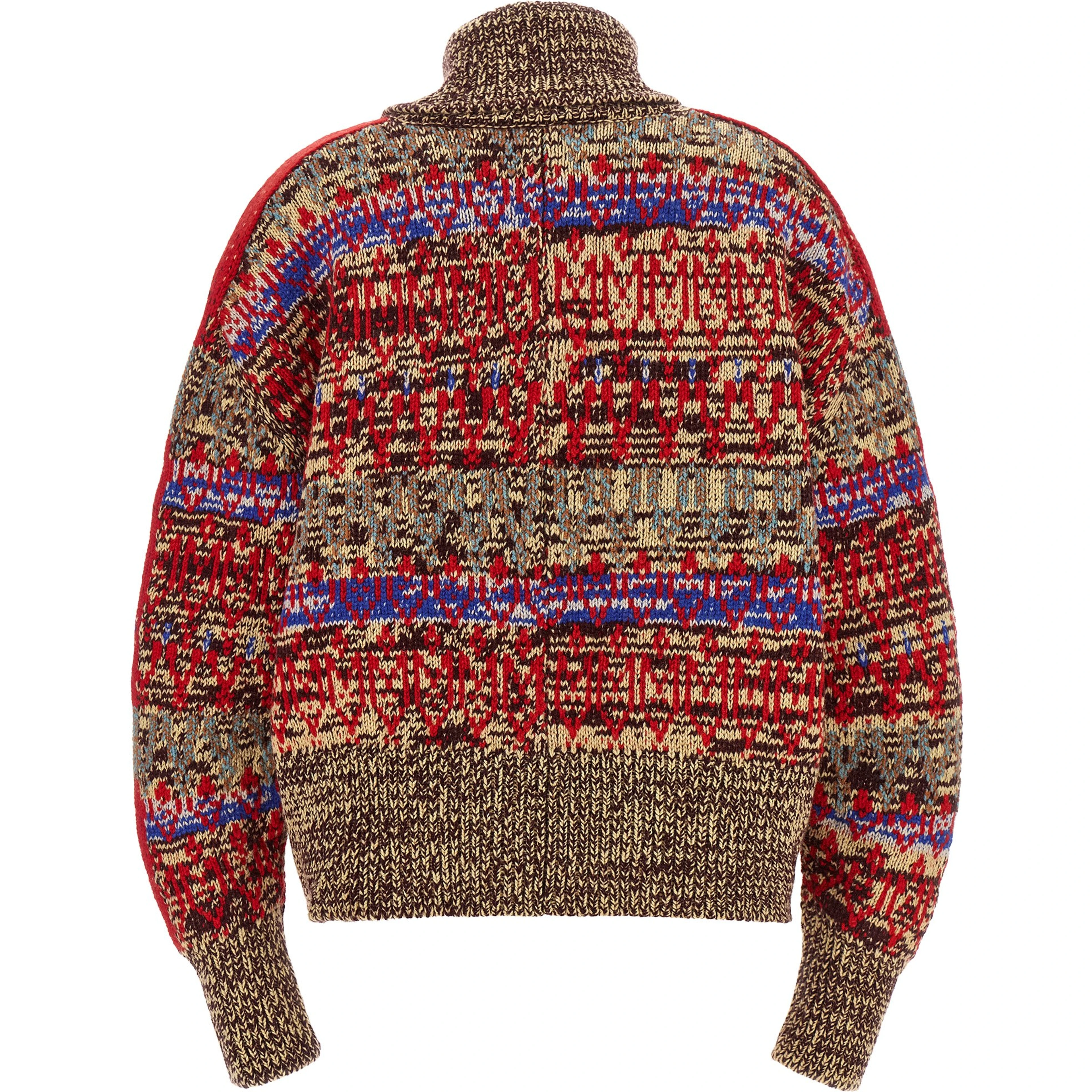 Multicolor Wool Cardigan