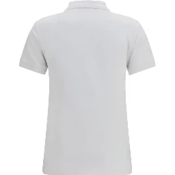 White Cotton Polo Shirt