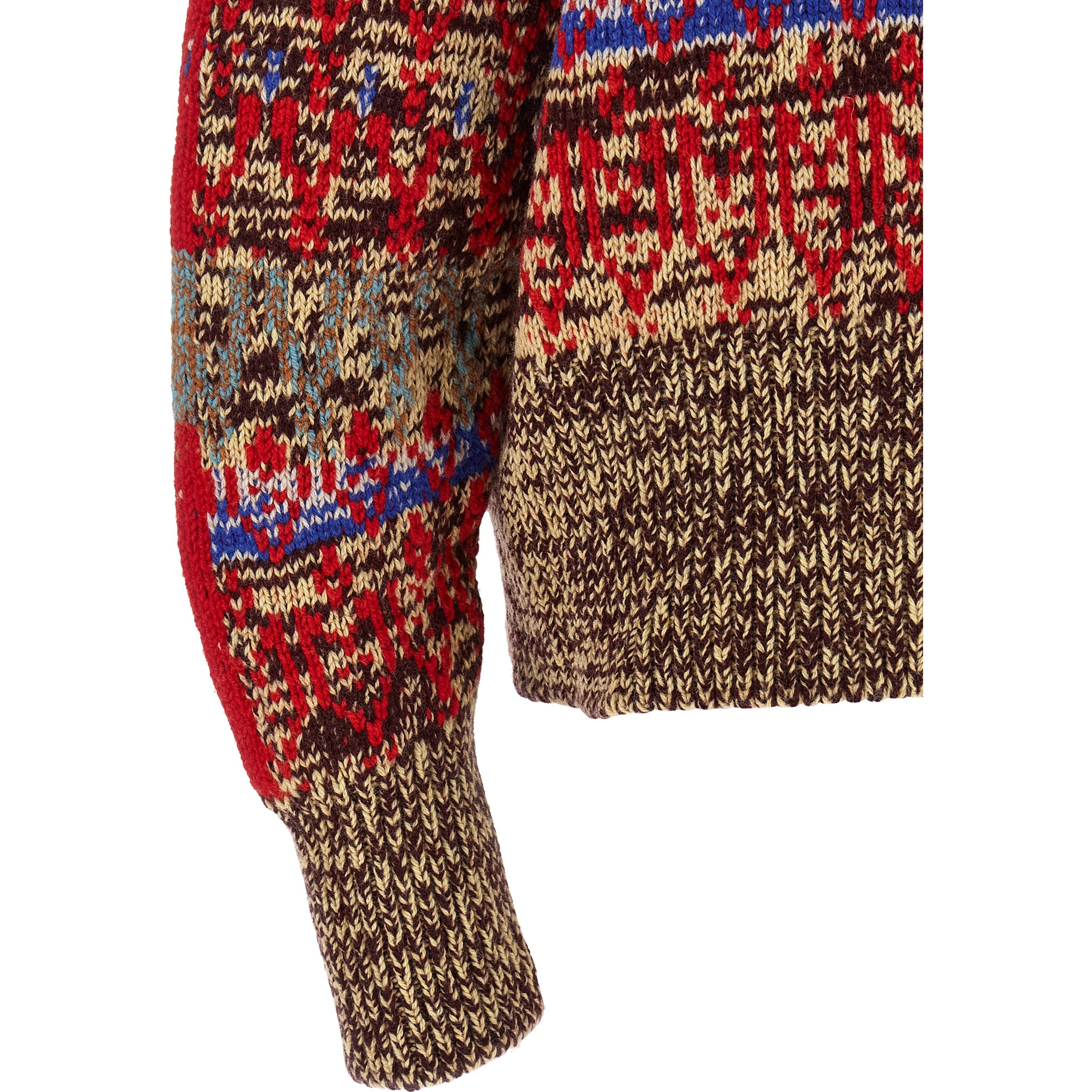 Multicolor Wool Cardigan