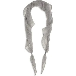 Gray Cashmere Foulard