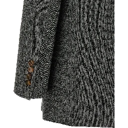 Gray Virgin Wool Blazer