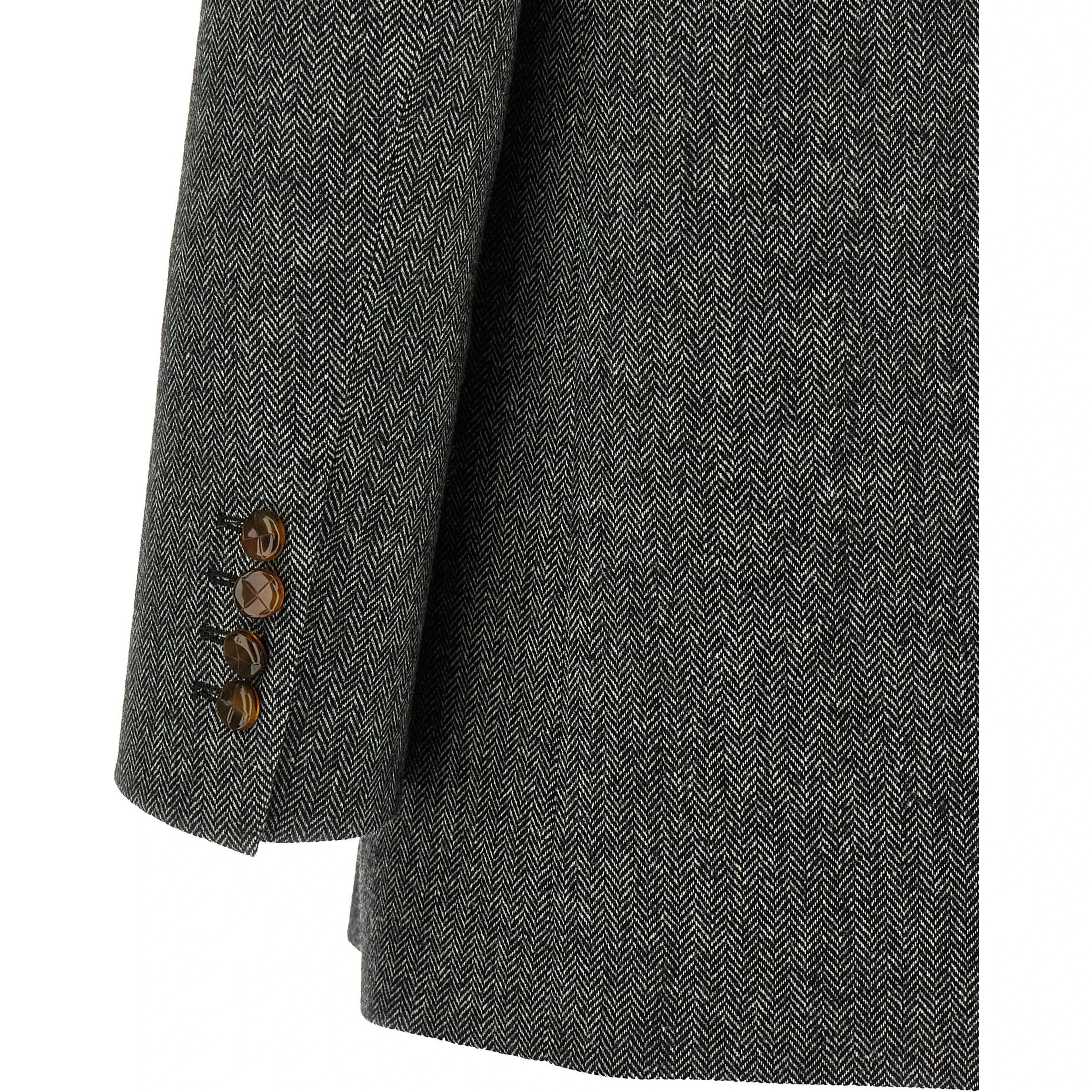Gray Virgin Wool Blazer