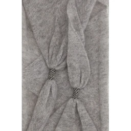 Gray Cashmere Foulard