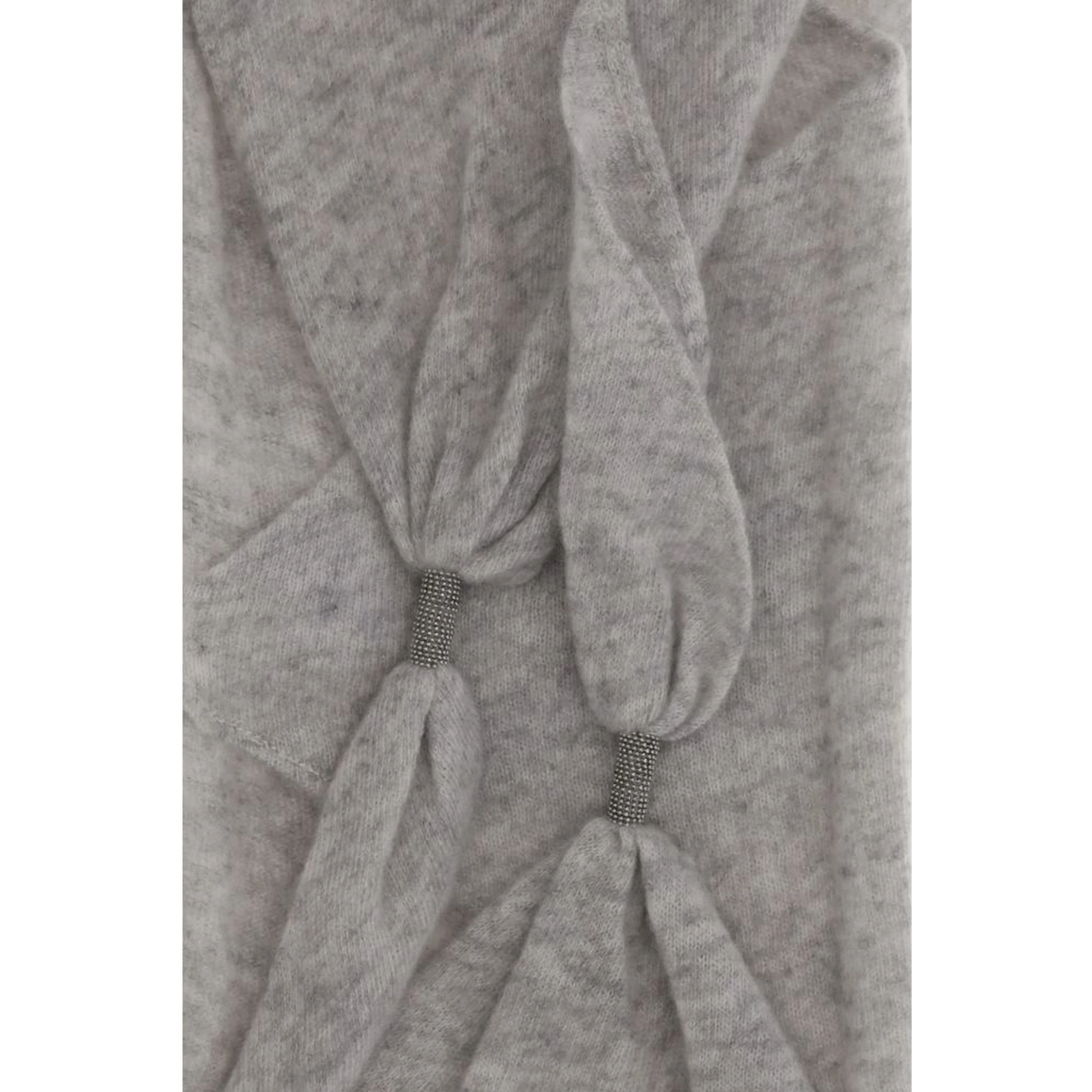 Gray Cashmere Foulard