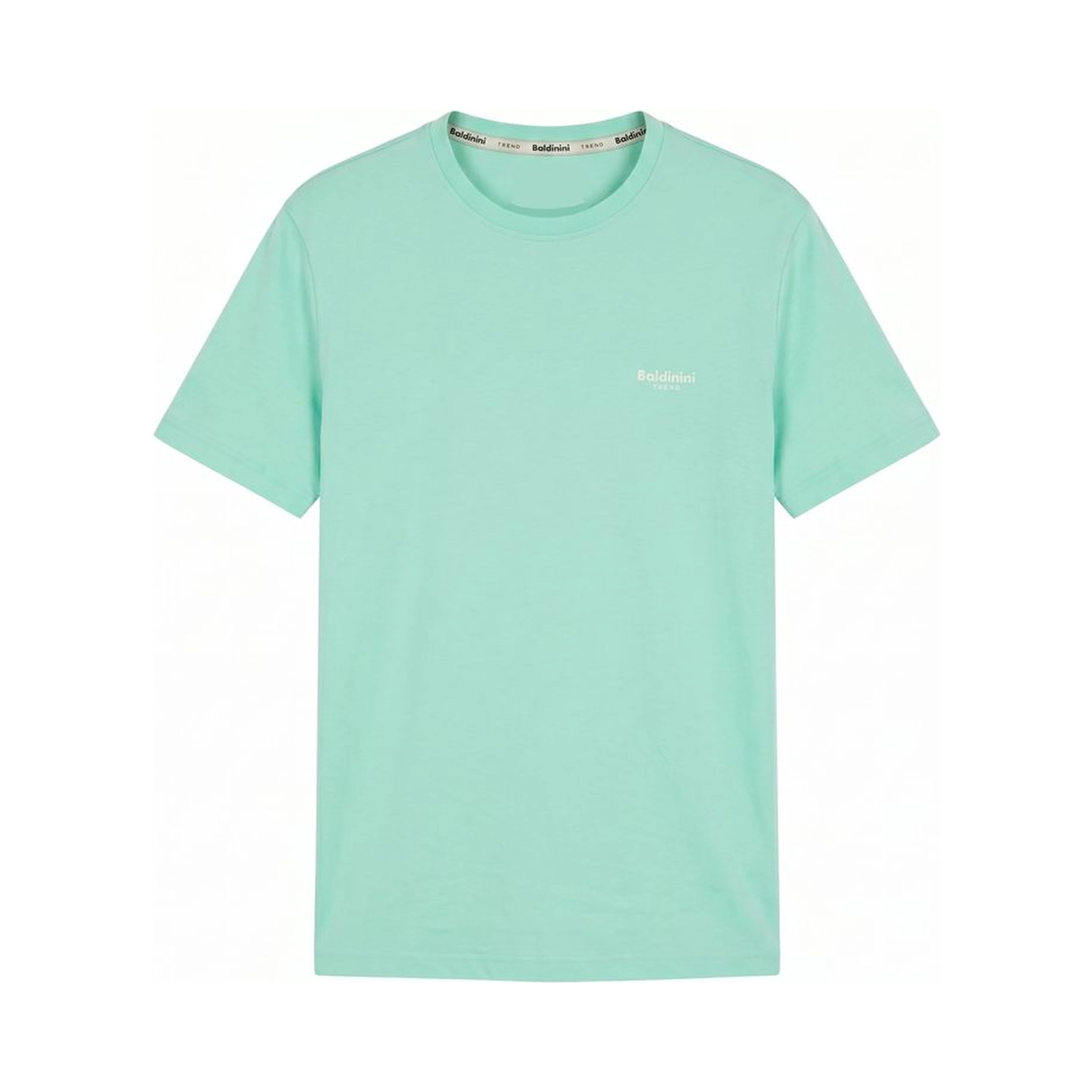 Green Cotton Men T-Shirt