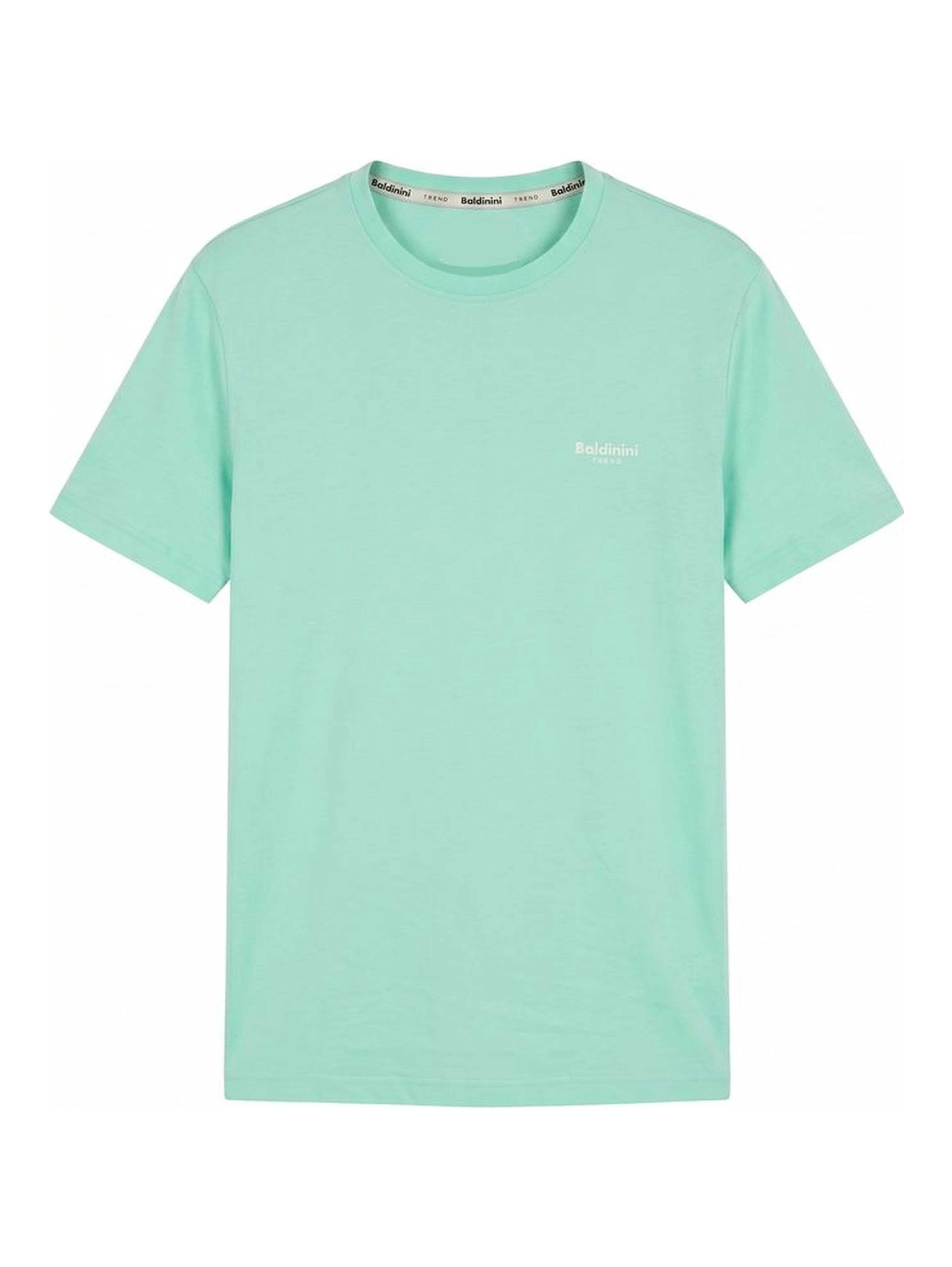Green Cotton Men T-Shirt