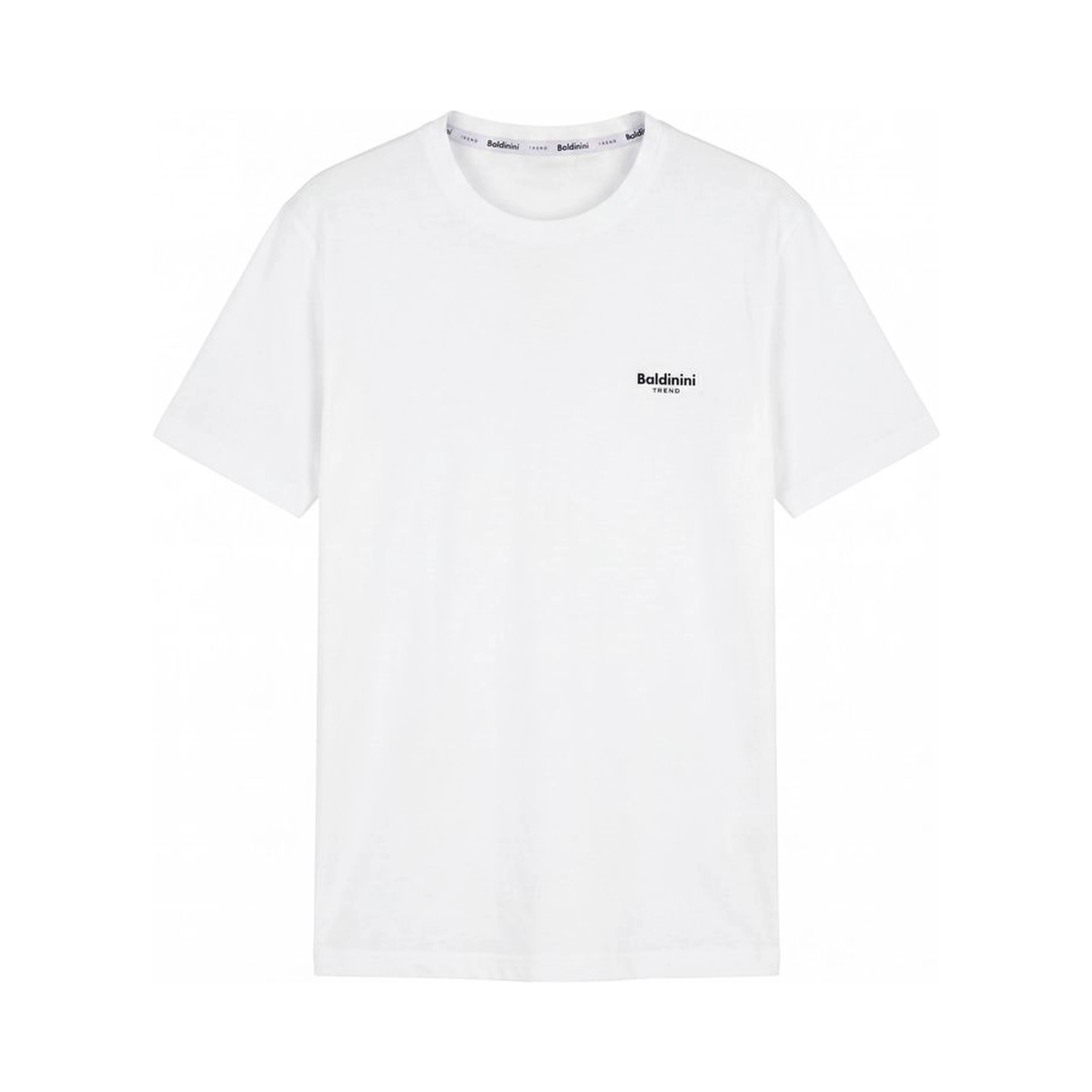 White Cotton Men T-Shirt