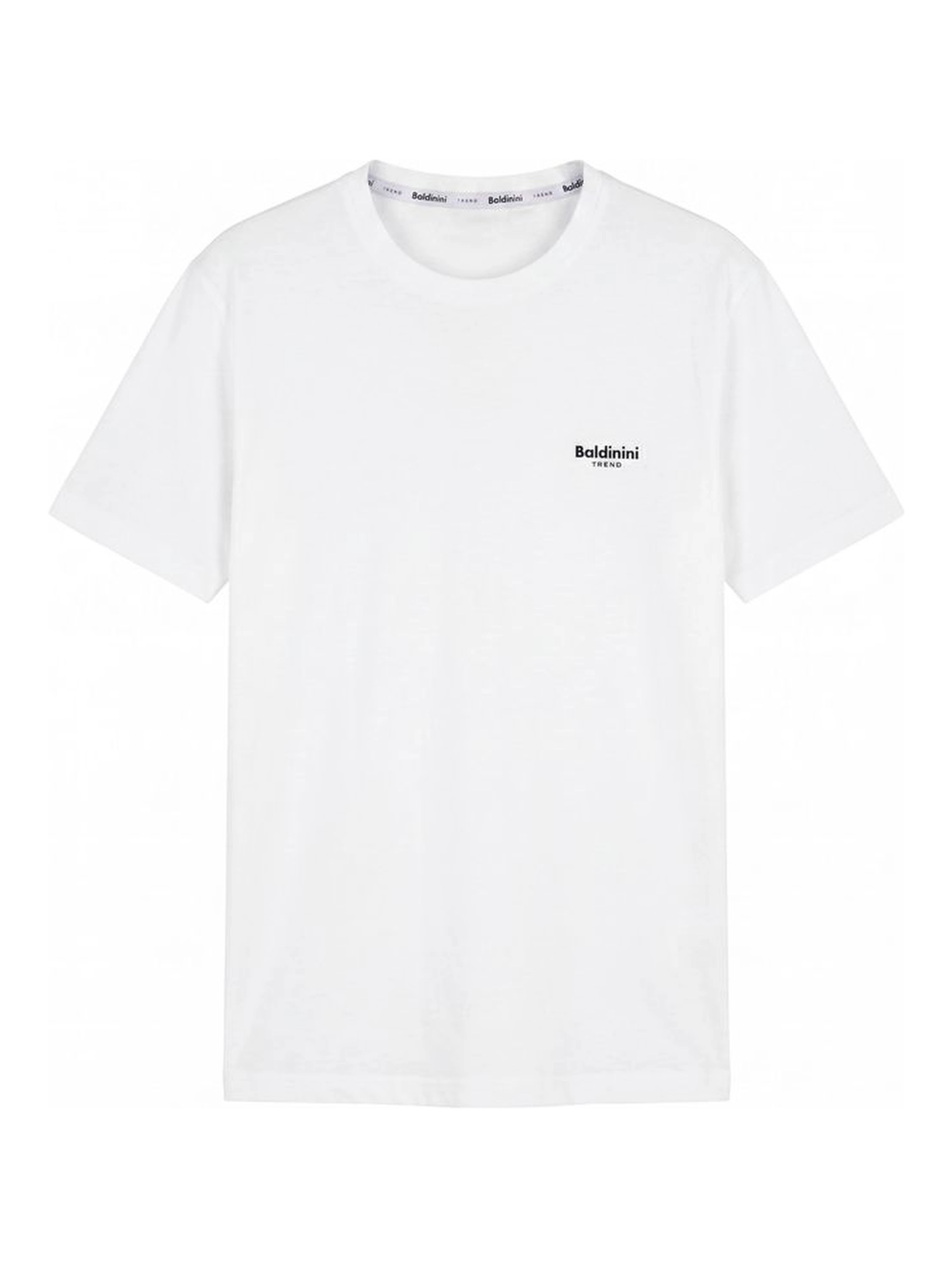 White Cotton Men T-shirt