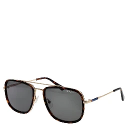 Brown Metal Sunglasses