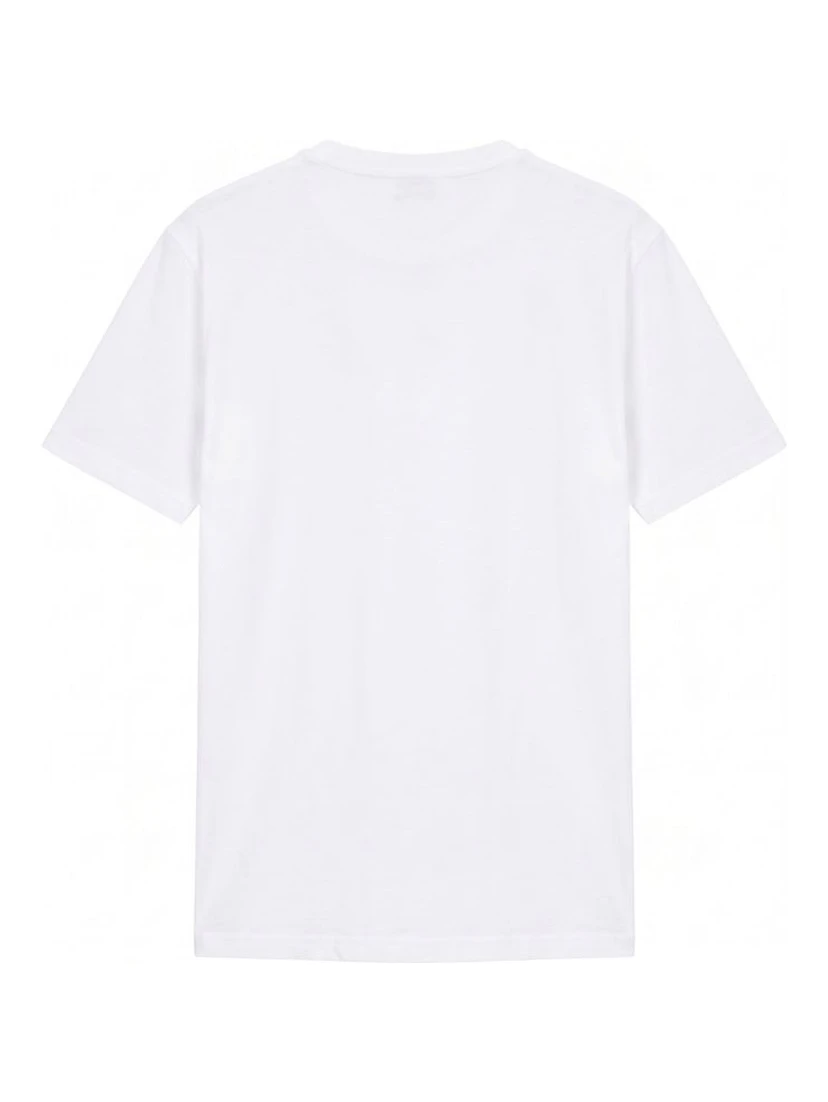White Cotton Men T-shirt
