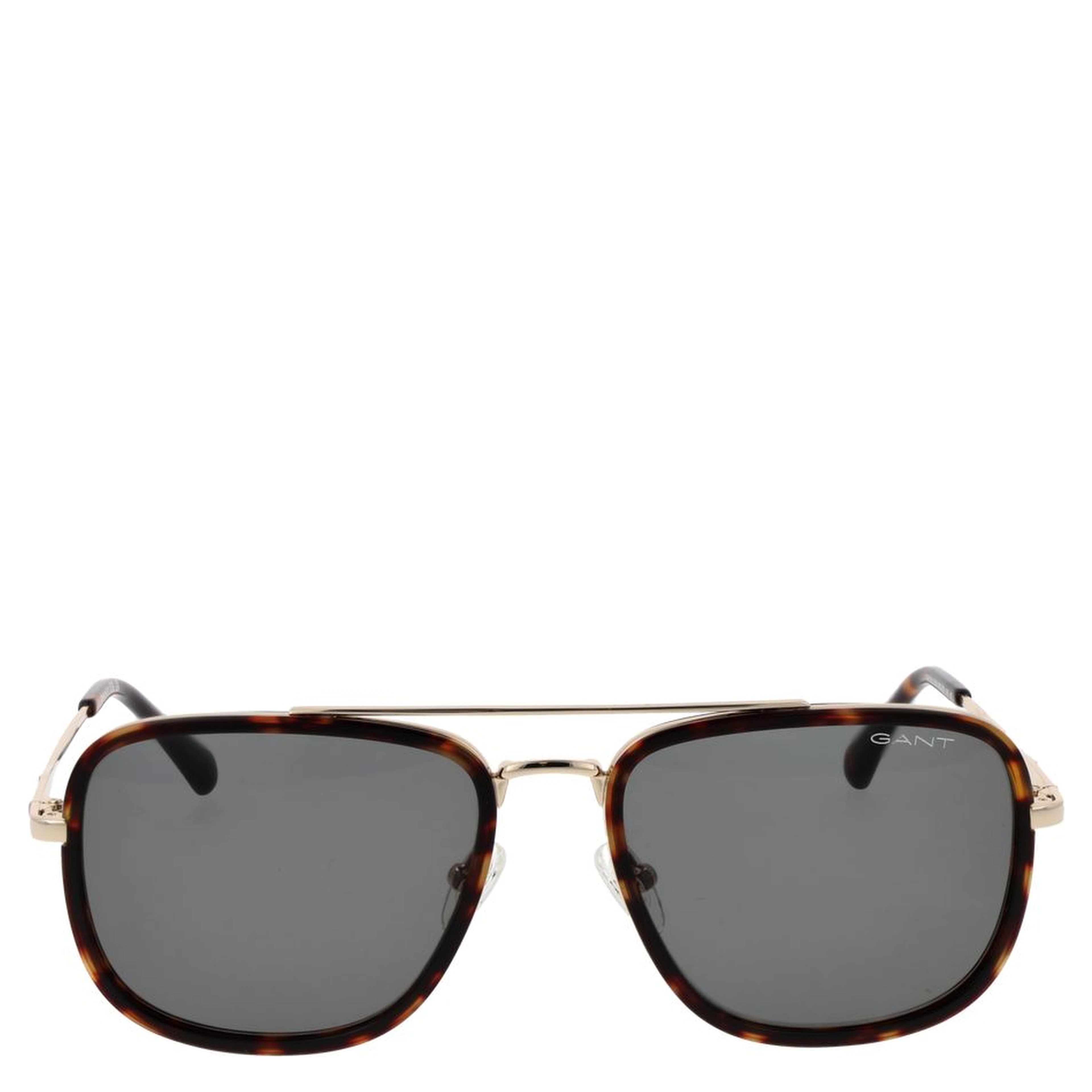 Brown Metal Sunglasses