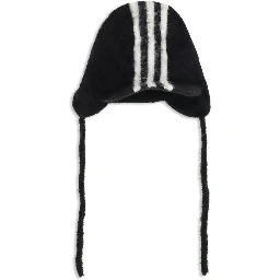 Black Polyamide Beanie