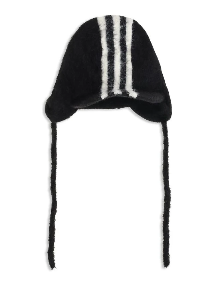 Black Polyamide Beanie