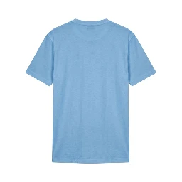 Light Blue Cotton Men T-Shirt