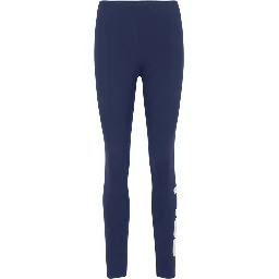 Blue Cotton Leggings