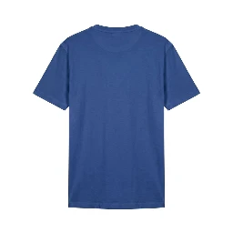Blue Cotton Men T-Shirt