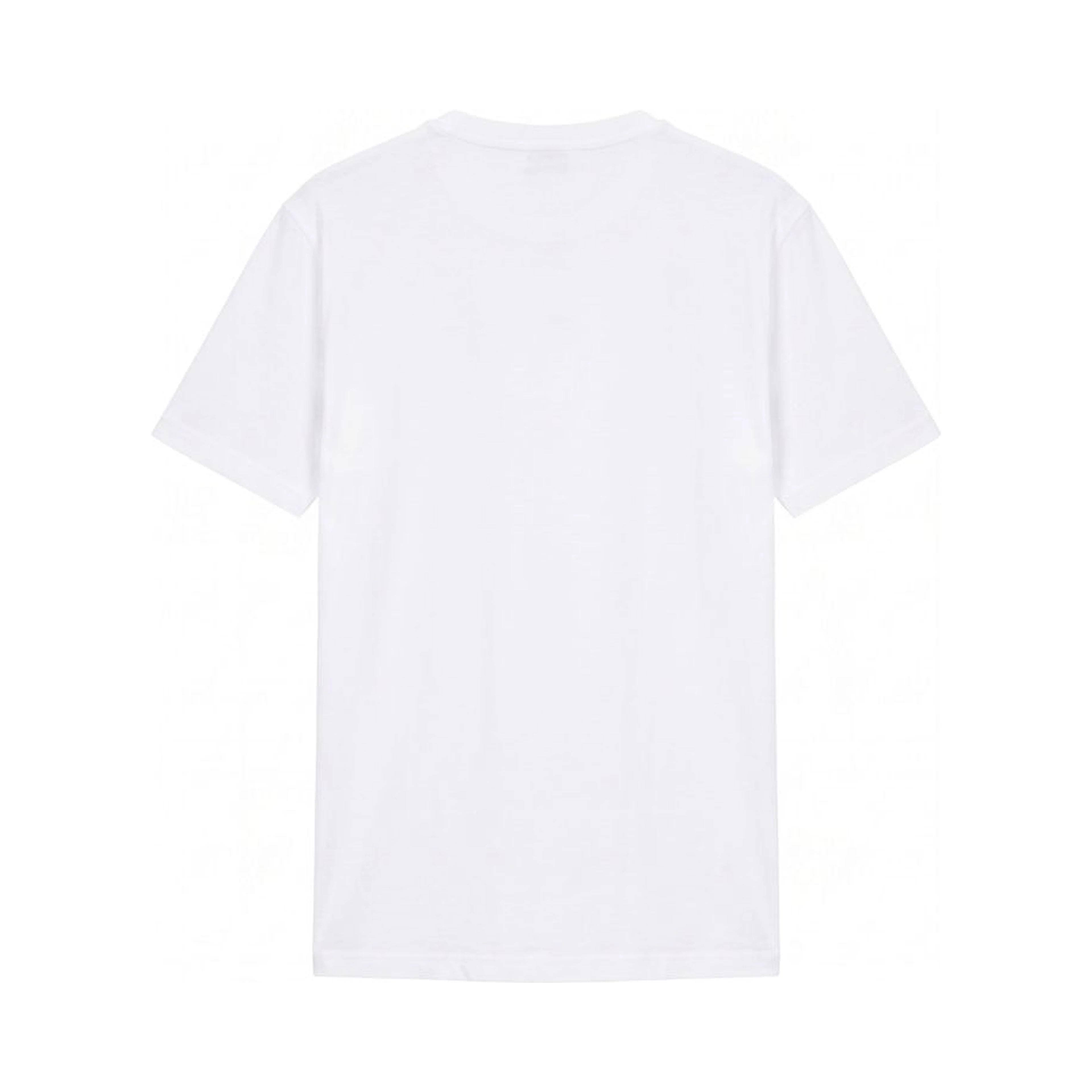 White Cotton Men T-Shirt