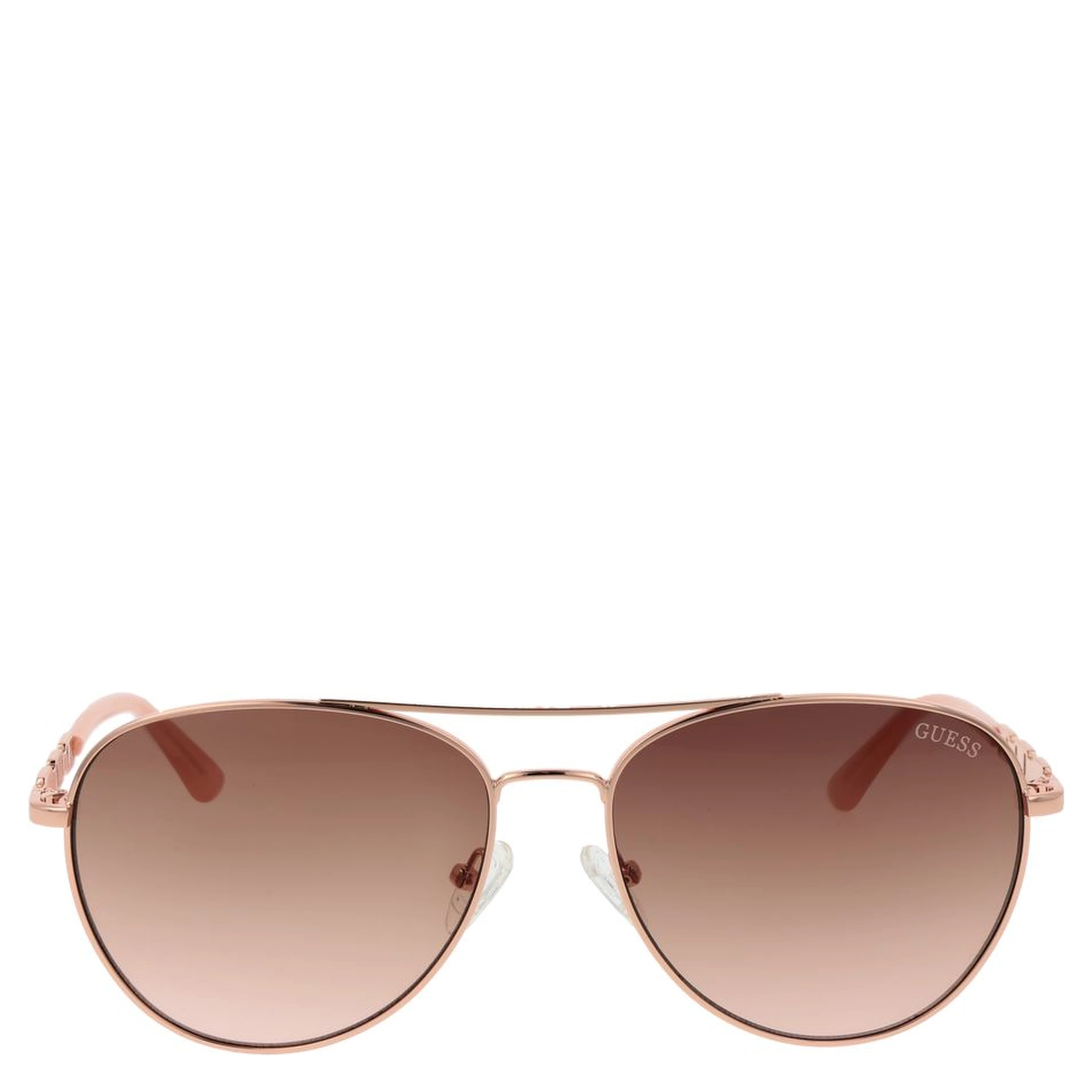 Rose Gold Metal Sunglasses