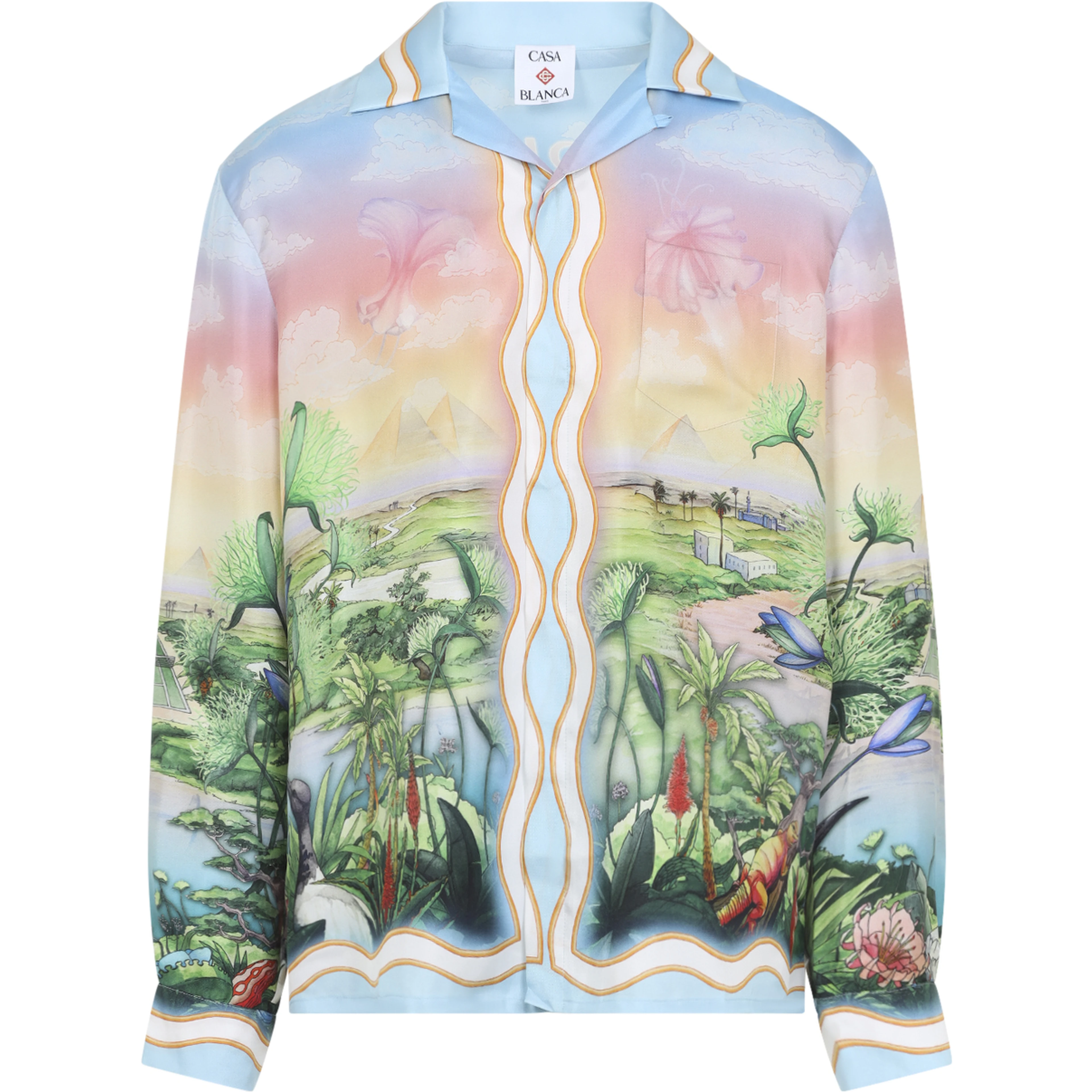 CUBAN COLLAR LS SHIRT