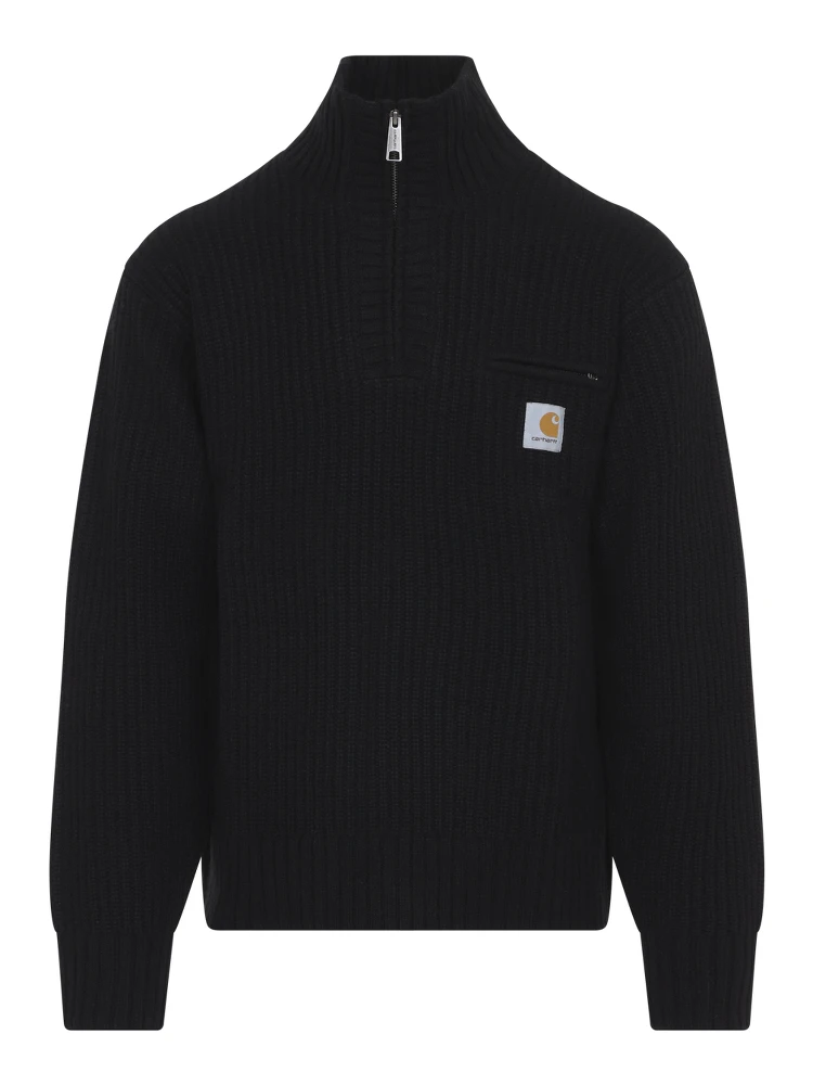 DETROIT HALF ZIP SWEATER