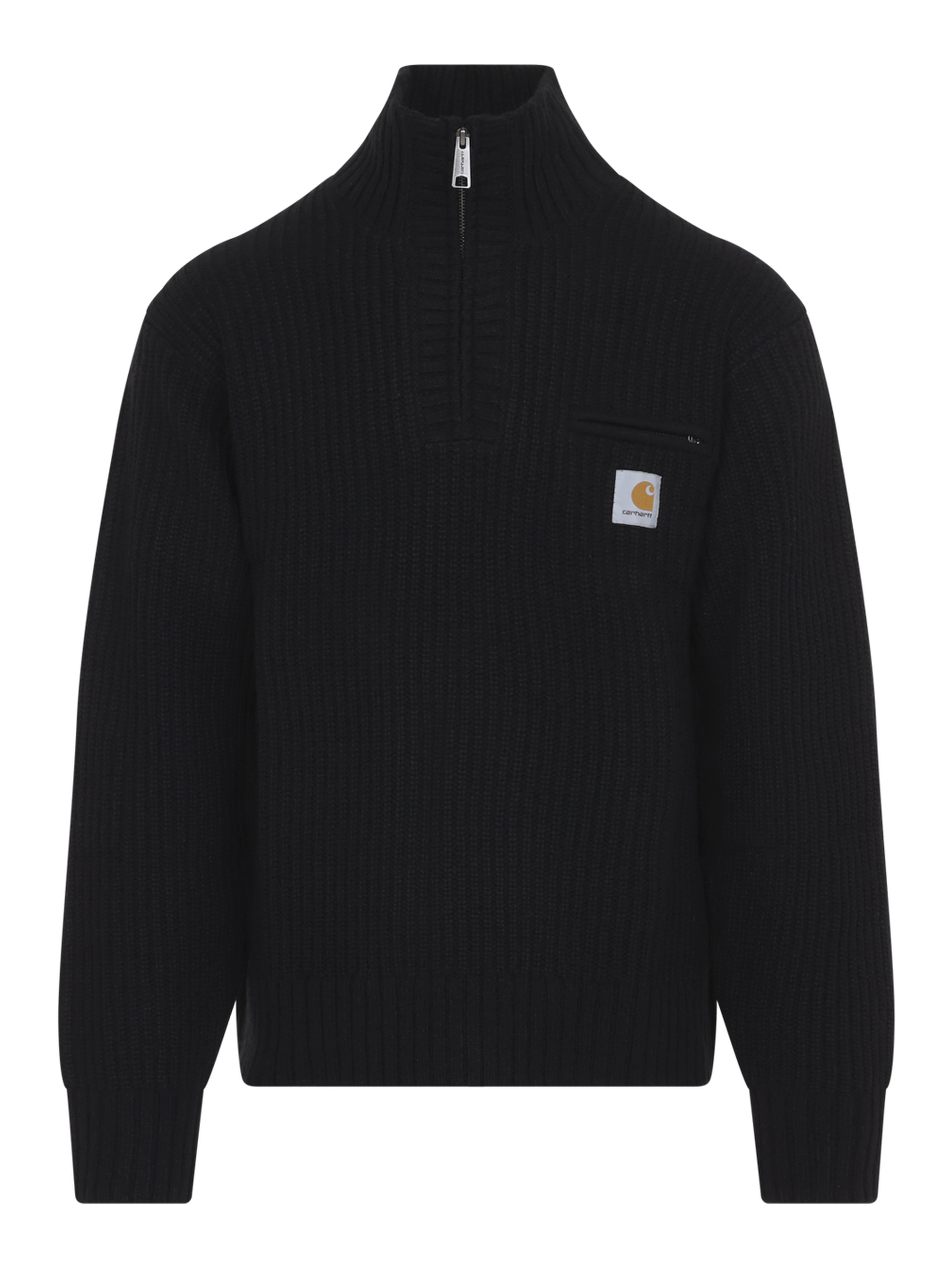 DETROIT HALF ZIP SWEATER