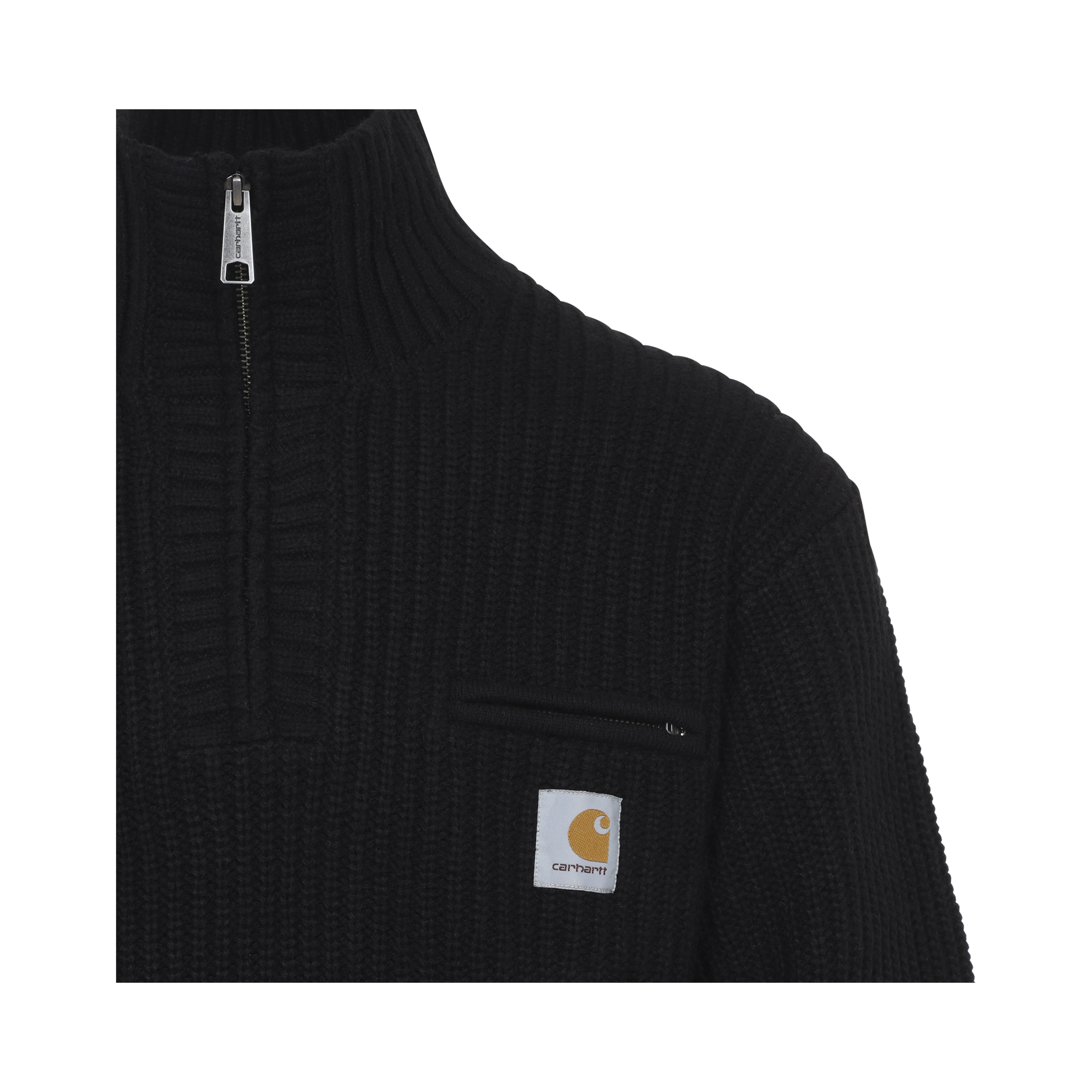 DETROIT HALF ZIP SWEATER