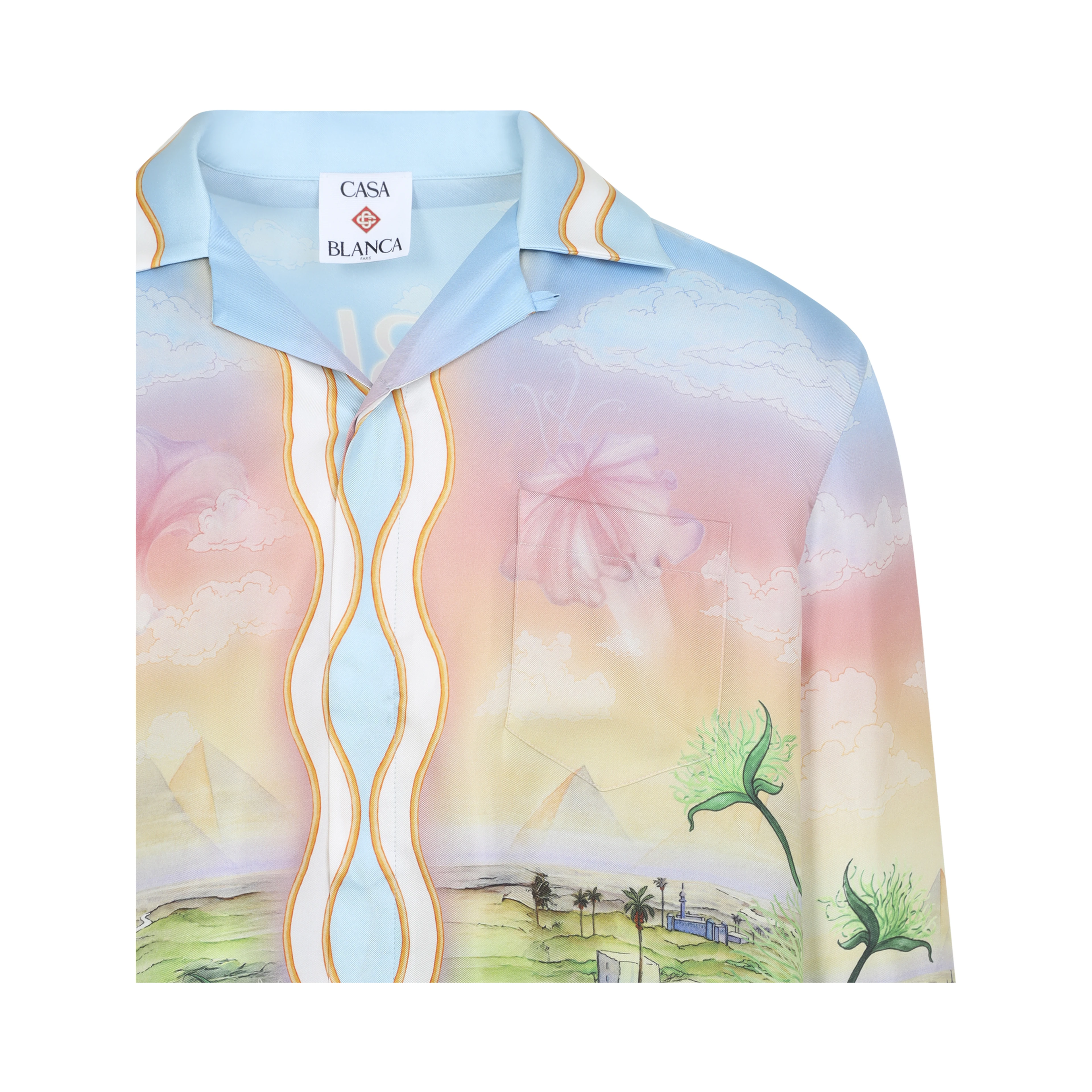CUBAN COLLAR LS SHIRT