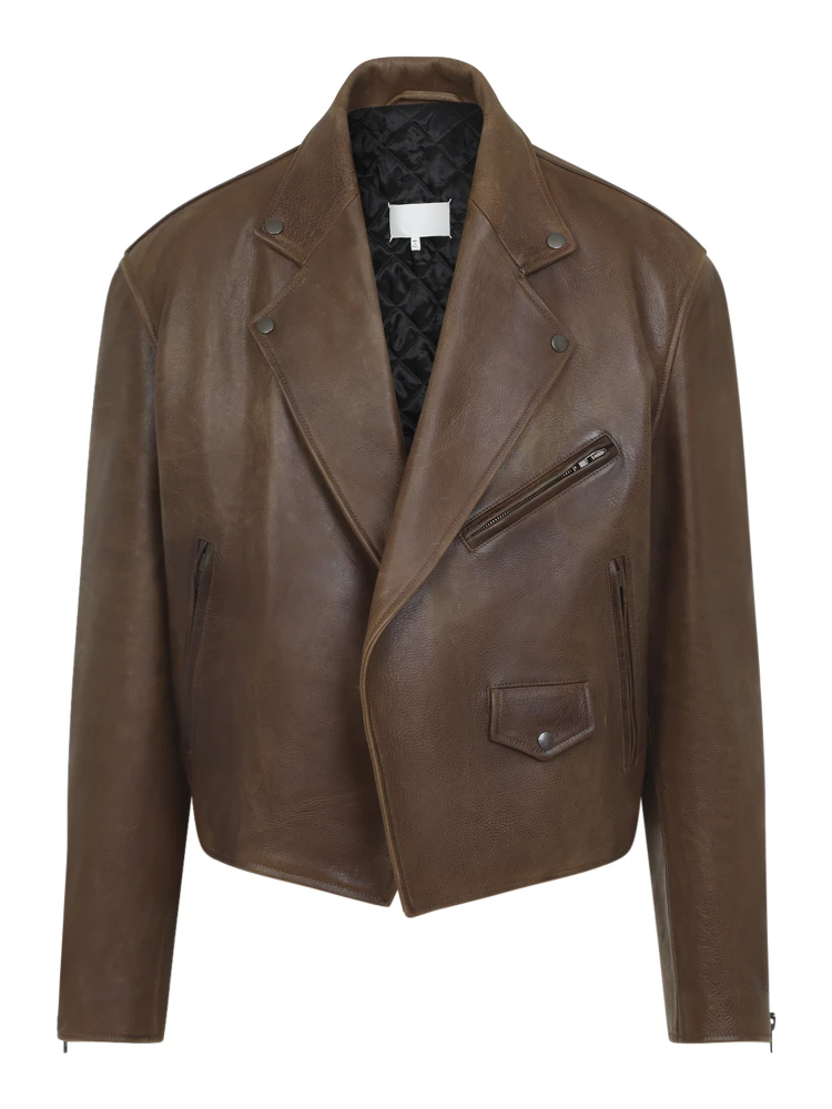 BIKER LEATHER JACKET