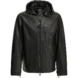 "Goggle" Leather Jacket