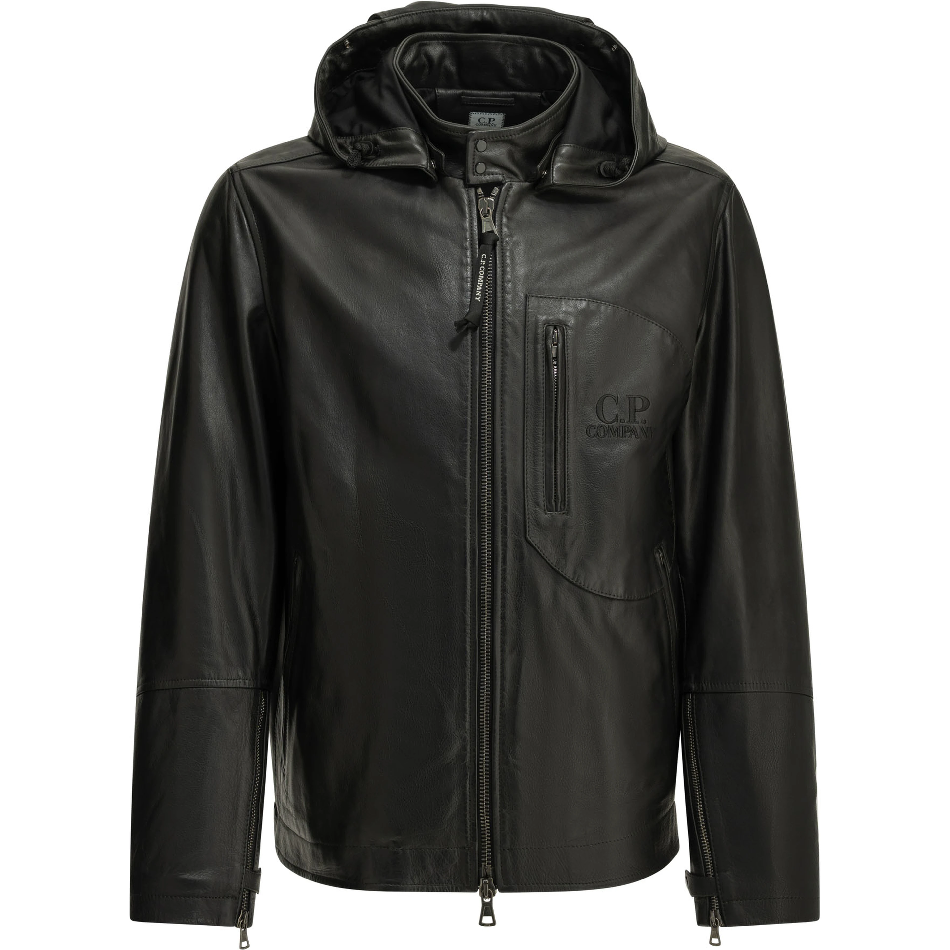 "Goggle" Leather Jacket
