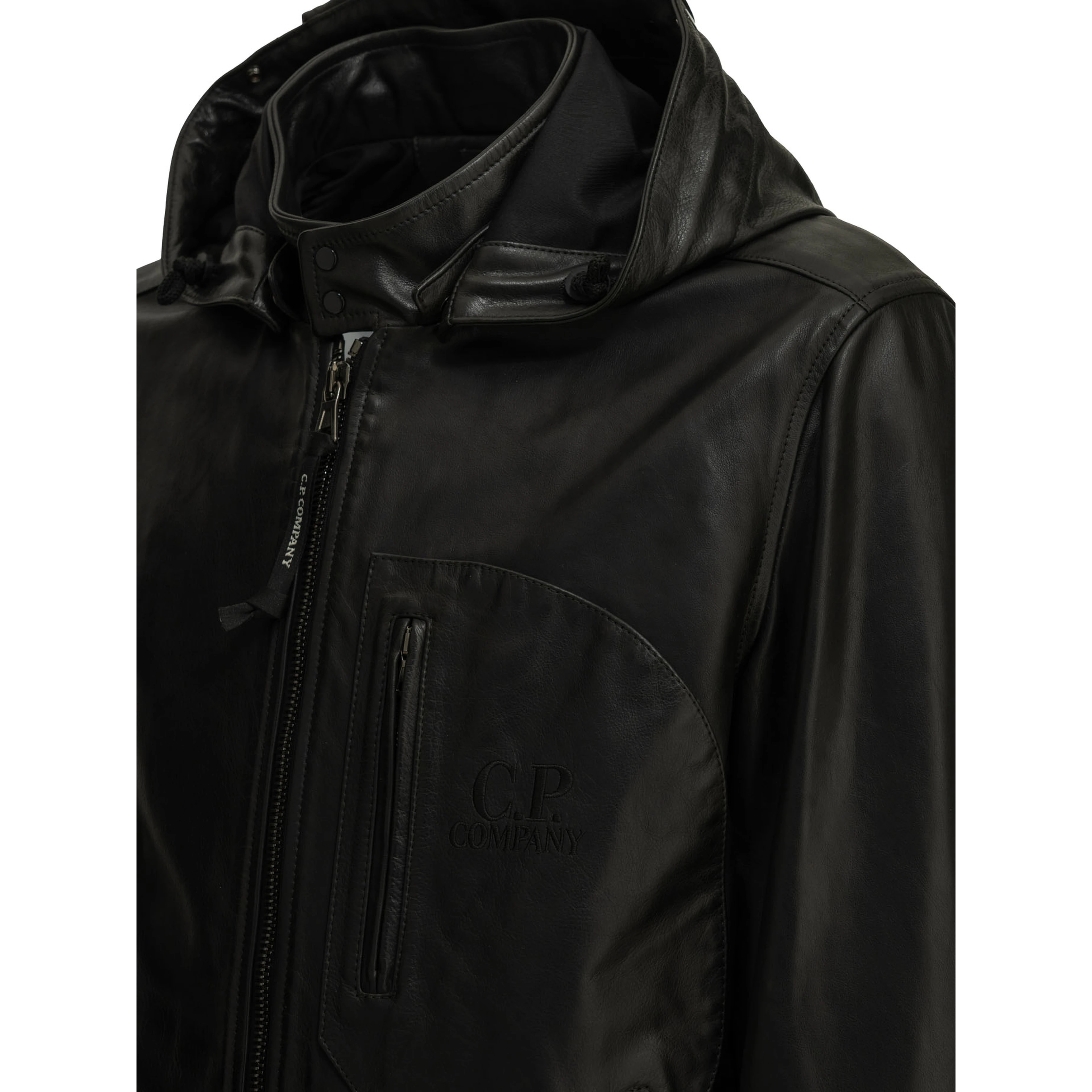 "Goggle" Leather Jacket