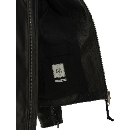 "Goggle" Leather Jacket